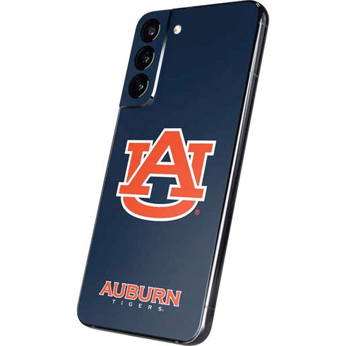 Auburn University Logo Blue Galaxy S22 Plus Skin